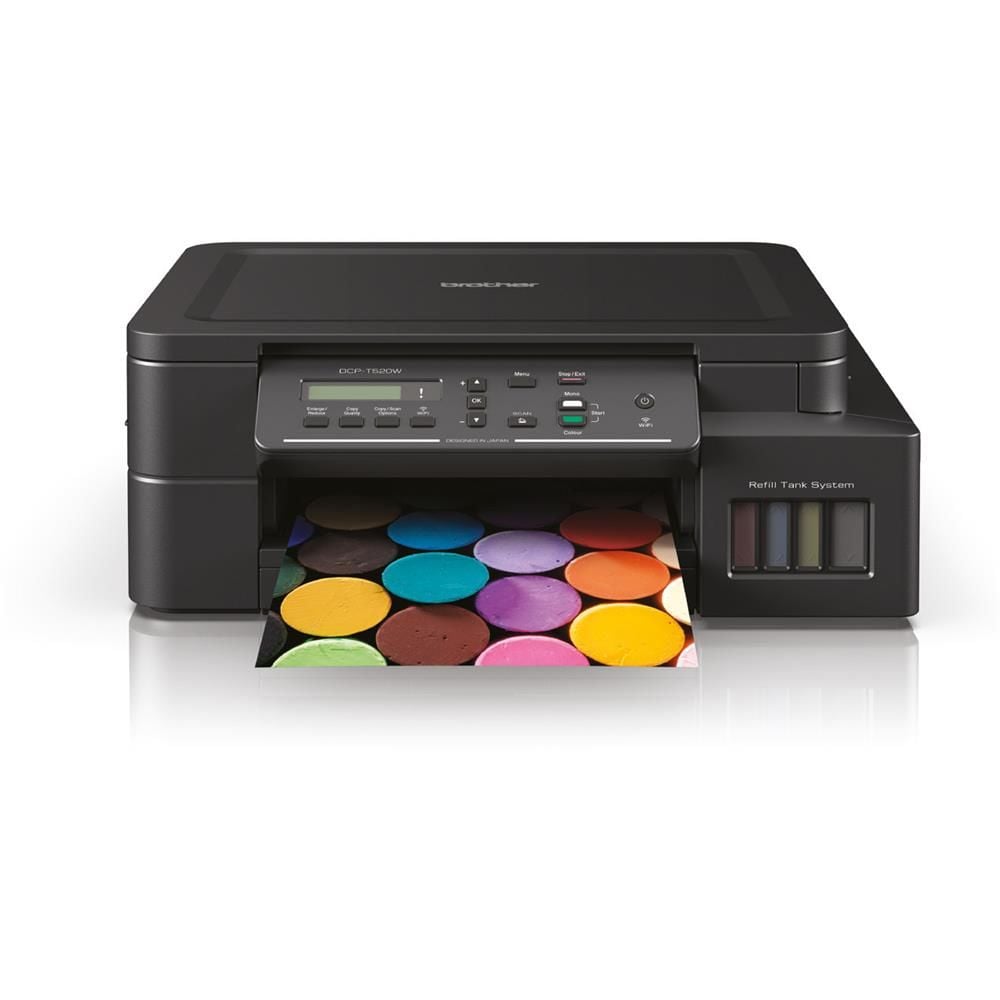 Brother DCP-T520W Yazıcı-Tarayıcı-Fotokopi Wi-Fi Renkli Mürekkepli Tanklı Yazıcı 17 İPM A4