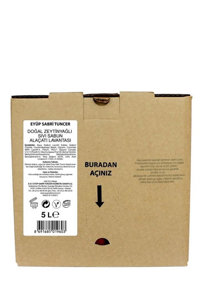 Eyüp Sabri Tuncer 5lt Zeytinyağlı Köpük Sabun Bag In Box Endüstriyel