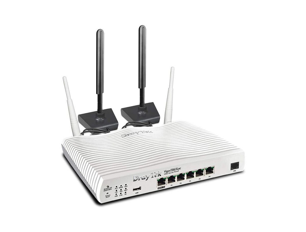 DrayTek Vigor 2865Lac Wi-Fi LTE 35b VDSL2/ADSL2+ Dual-WAN VPN Security Router