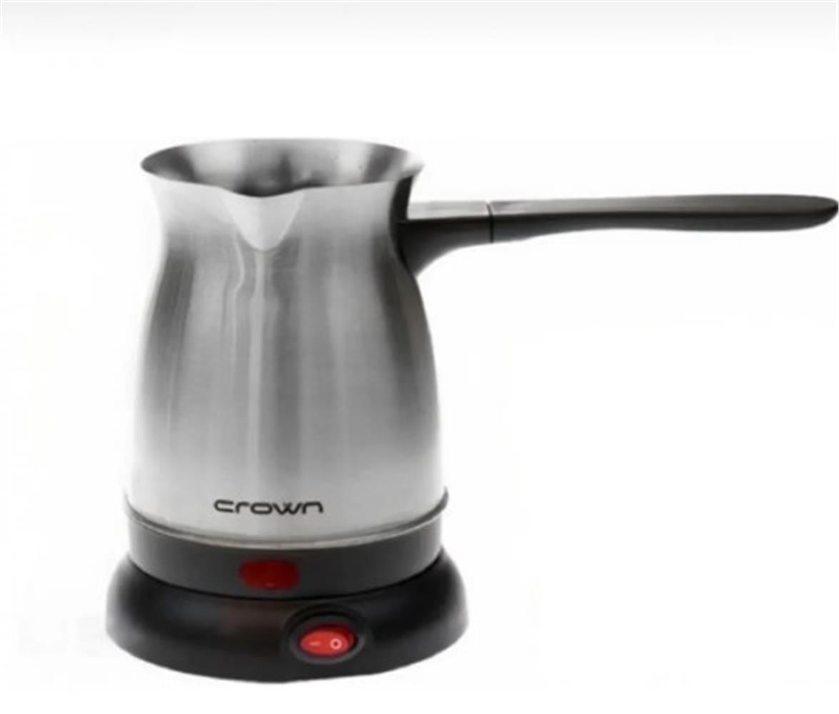 Crown Çelik Cezve Maxi CRW-7104 600W 6 Fincan Kapasiteli