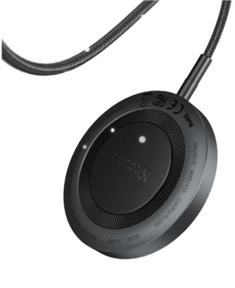 Mcdodo CH-5490 15W iPhone Manyetik Kablosuz Hızlı Şarj Cihazı Siyah