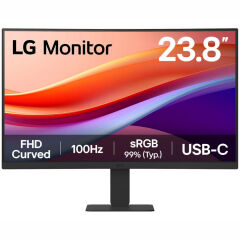 LG 23.8'' 24U421A-B Curved Monitör 5ms Siyah