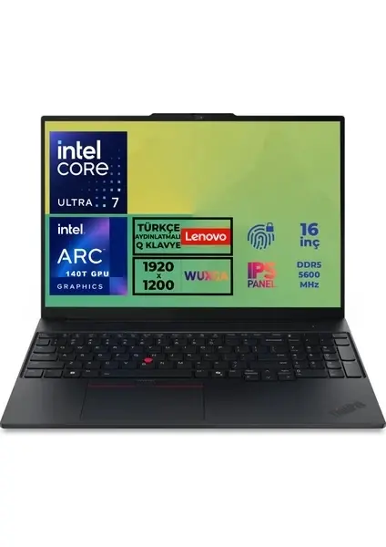 LENOVO THINKPAD E16 22AY0037TX U7-256V 16GB 512GB SSD 16'' FDOS