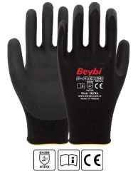 Beybi B-FLEX120 Micro Köpük Nitril Kaplı İş Eldiveni 10 Beden (XL) - 12'li Paket (EN388 4131X)