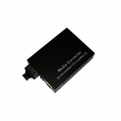 Uranium 4020 10/100/1000Mbps Single Mode (SM) SC Konnektör 20km Fiber Medya Dönüştürücü (Media Converter)