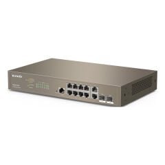 TENDA TEG5312F 8GE Port, 2GE Uplink, 2xSFP L3 Yönetilebilir Switch