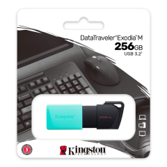 Kingston 256GB DataTraveler Exodia M USB 3.2 Gen 1 Flash Bellek (DTXM/256GB)
