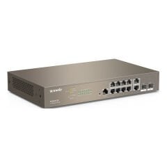 TENDA TEG5312F 8GE Port, 2GE Uplink, 2xSFP L3 Yönetilebilir Switch