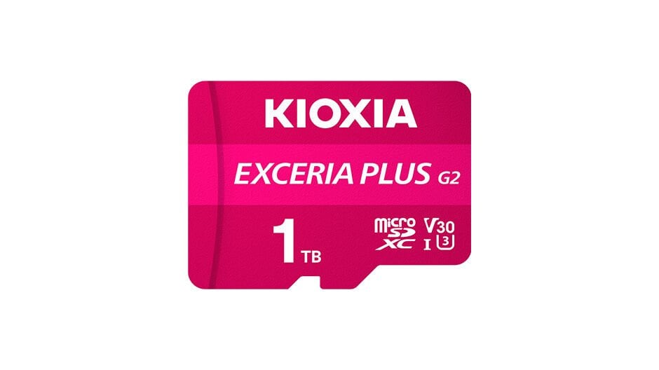 Kioxia Exceria Plus G2 1TB microSDXC UHS-I 100/90 MB/s V30 A1 Hafıza Kartı (LMPL2M001TG2)