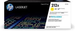 HP 212X Yüksek Kapasiteli Yellow (Sarı) Orijinal LaserJet Toner Kartuşu - W2122X Enterprise M554 / M555 / M578 Serisi 10.000 Sayfa