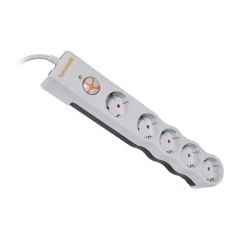 Tunçmatik Powersurge TSK6134 5'li Beyaz 1050 Joule Akım Korumalı Grup Priz