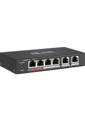 HILOOK NS-0106P-35 4XFE + 2XGE YÖNETİLEMEZ 35W POE SWİTCH