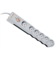 Tunçmatik Powersurge TSK6136 5'li Siyah 1050 Joule Akım Korumalı Grup Priz