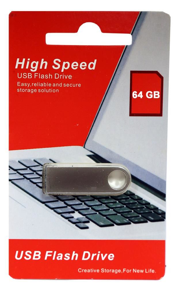 Elba 64GB USB 2.0 Metal Kasa Dayanıklı Flash Bellek