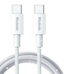 MCDODO CA-2770 60W USB -C TO USB-C ŞARJ VE DATA KABLOSU BEYAZ - 1.2 M