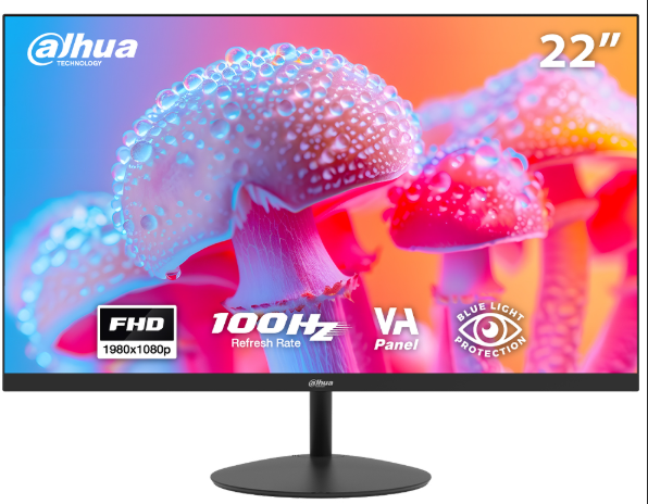 DAHUA LM22-A201Y 22'' 100Hz 5ms HDMI VGA 7/24 CCTV İzleme Monitörü Full HD Güvenlik Monitörü