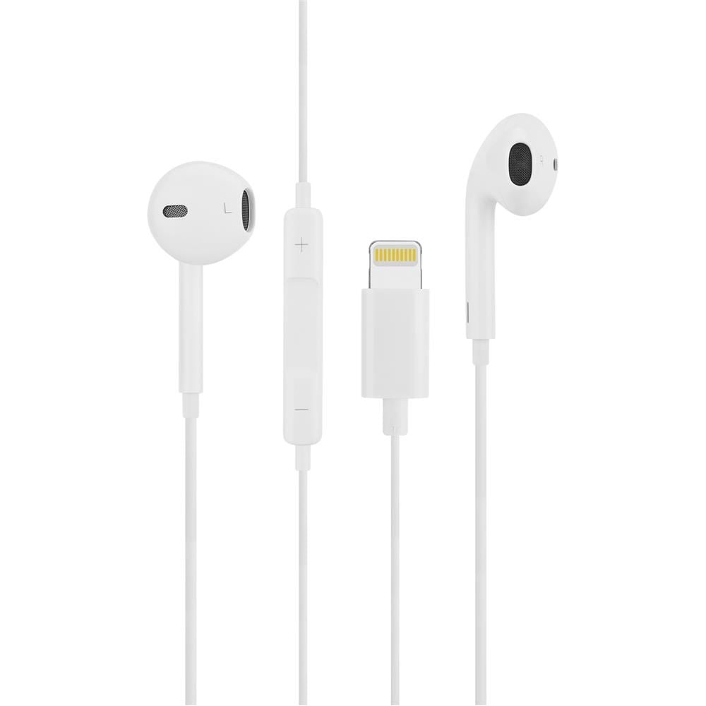 Asonic AS-XK100 Beyaz Lightning Konnektörlü Bluetooth Kablolu Kulak İçi Mikrofonlu Kulaklık