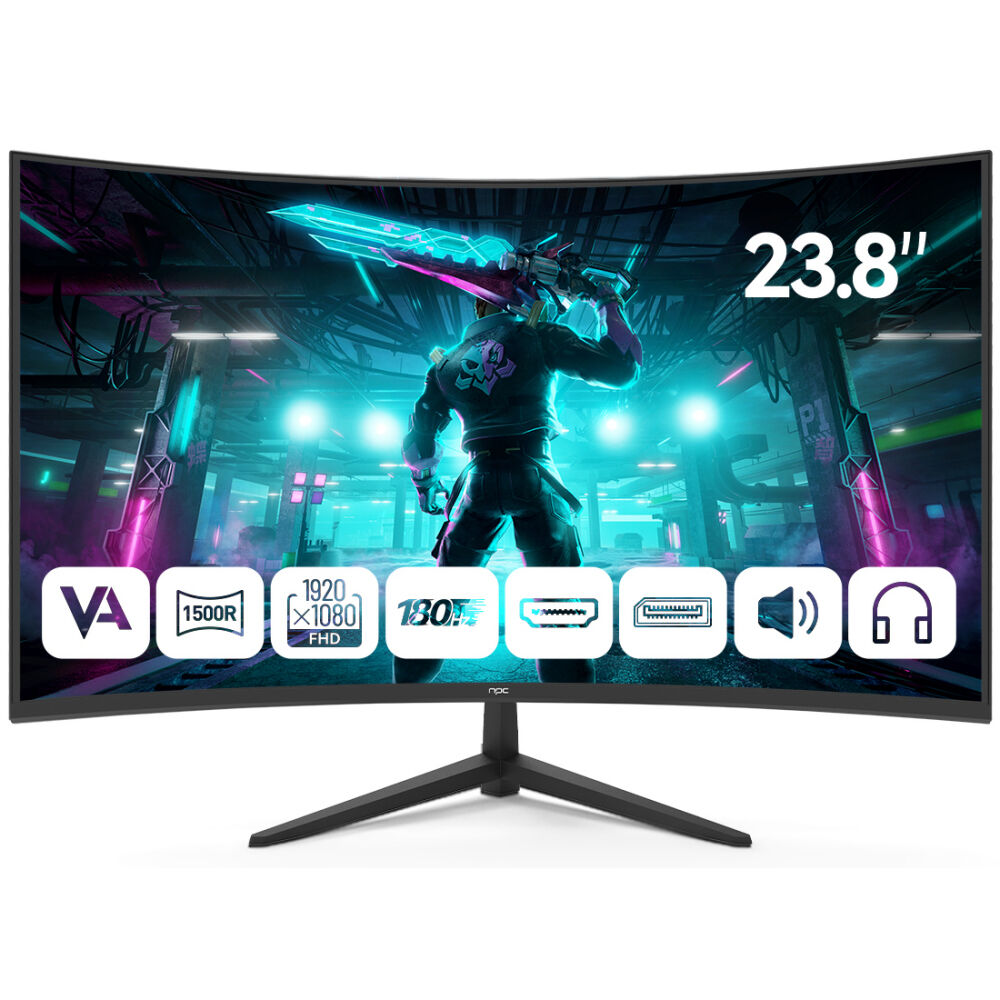 NPC 23.6'' MD240K-V181 Curved 170Hz Monitör 1ms
