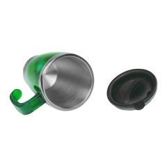 S-link SL-TM1981 Yeşil 415ML İç 304 Dış 201 Paslanmaz Çelik Kupa