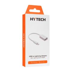 Hytech HY-XO48 Beyaz USB F to Lightning 10cm Kablolu OTG Çevirici