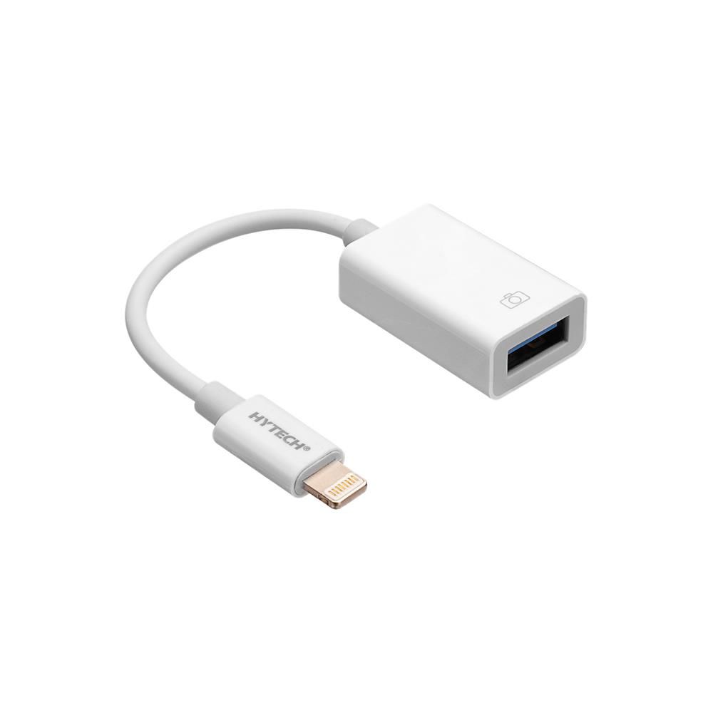 Hytech HY-XO48 Beyaz USB F to Lightning 10cm Kablolu OTG Çevirici