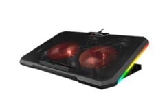 Addison Rampage AD-RC12 CLAW Siyah 2 Fan 2 USB RGB Işıklı 15''-17'' Notebook Soğutucu Stand