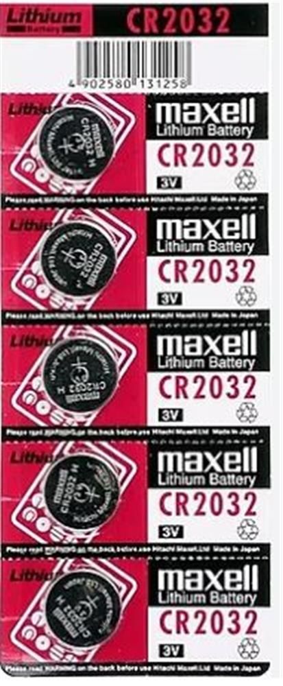 Maxell CR2032 3V Lityum 5li Paket Düğme Pil
