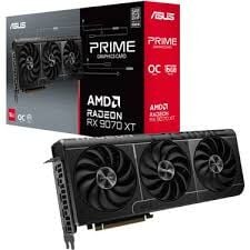 ASUS GEFORCE PRIME-RX9070XT-O16G 16GB GDDR6 256BIT 1XHDMI 3XDP EKRAN KARTI