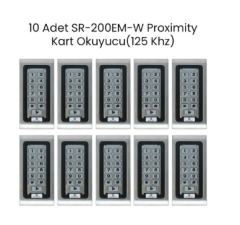 Sarkey SR-209 MF-W Stand-Alone IP68 Dış Ortam Metal Kasa RFID Kart Okuyucu 10.000 Kart Kapasiteli Access Control