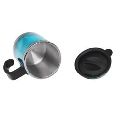 S-link SL-TM1981 Turkuaz 415ML İç 304 Dış 201 Paslanmaz Çelik Kupa