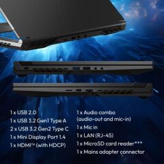 ERAZER Crawler E50i MD600013-R32 i7-12650H 32GB 512GB RTX4050 15.6'' DOS