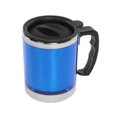 S-link SL-TM1978 Lacivert 330ML İç 304 Dış 201 Paslanmaz Çelik Kupa