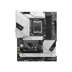 MSI PRO Z790‑A MAX WIFI Intel Z790 Çipset LGA 1700 DDR5 7800 MHz (OC) 4×DDR5 UDIMM 192 GB 4×M.2 PCIe 4.0 SATA RAID 1×HDMI 1×DisplayPort USB 3.2 Gen1/Gen2/Gen2x2 ATX Wi‑Fi 7 Bluetooth 5.4 2.5 Gigabit LAN Anakart