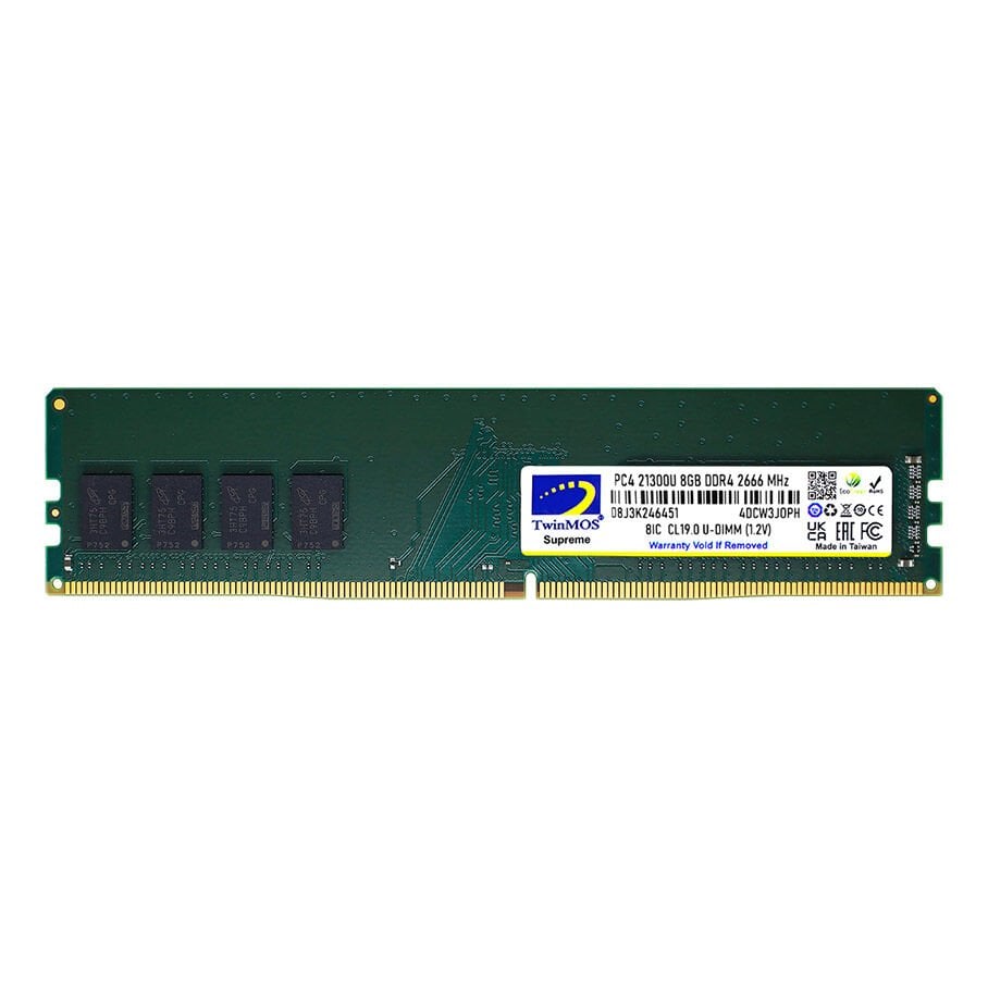 TwinMOS 8GB DDR4 2666MHz CL19 1.2V Masaüstü PC Bellek (RAM)