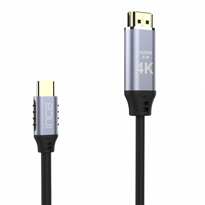 Inca ITCH-02TX USB-C to HDMI 4K UHD 60Hz 2 Metre Görüntü Aktarım Kablosu