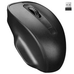 Everest SM-803 2.4GHz USB Nano Alıcılı 800-1200-1600 DPI Ayarlanabilir Siyah Kablosuz Optik Mouse