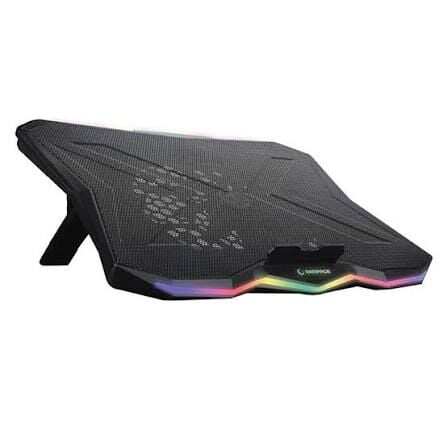 Rampage AD-RC8 SHOWY Siyah 180mm Fan 15''-17'' RGB Işıklı Notebook Soğutucu Stand