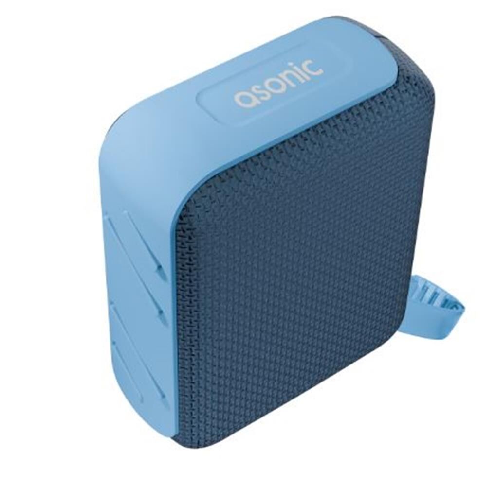 Asonic AS-03 Mavi USB TF TWS Bluetooth 5W 1200mAh Type-C Taşınabilir Speaker