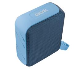 Asonic AS-03 Mavi USB TF TWS Bluetooth 5W 1200mAh Type-C Taşınabilir Speaker