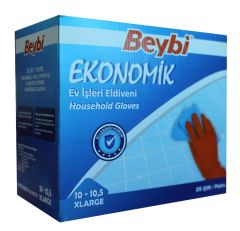 Beybi Ekonomik No:10-10.5 Lateks İş Eldiveni Pamuk Kaplı İç Yüzey (25'li Paket) HTML Detay bilgisi