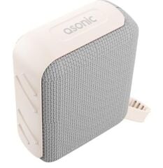 Asonic AS-03 Bej Bluetooth/USB/TF/TWS Destekli 5W 1200mAh Type-C Şarjlı Taşınabilir Speaker