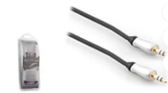 Hytech HY-P510 5 Metre 3.5mm Stereo AUX Erkek to Erkek Ses Kablosu Siyah