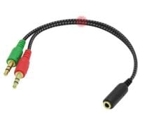 Frisby FA-6624AC 3.5mm Kulaklık ve Mikrofon Ayırıcı Y Kablo