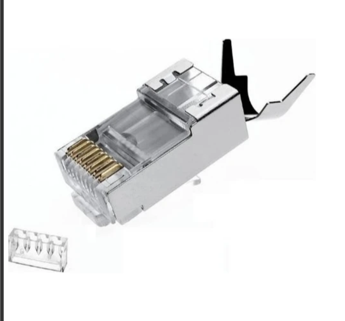 QPORT Q-J710M CAT7 RJ45 Ethernet Konnektör ve Kablo Ayırıcı 10’lu Set