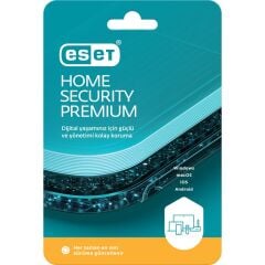 ESET Home Security Premium 1 Kullanıcı 1 Yıl Kutu Lisans | Gelişmiş Antivirüs, Güvenli Bankacılık ve Dosya Şifreleme