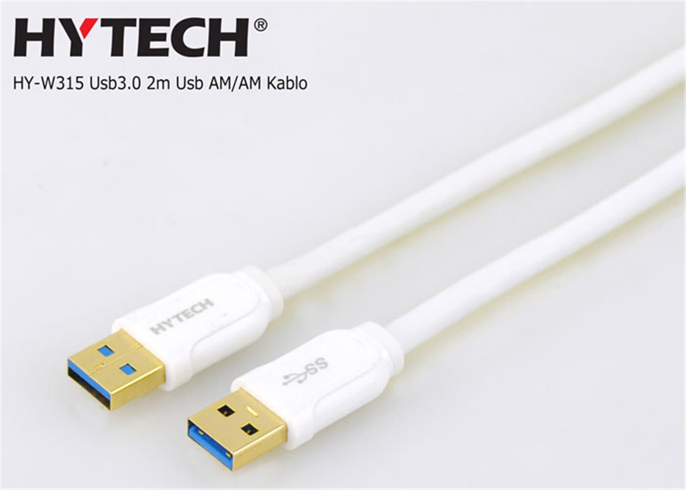 Hytech HY-W315 2 Metre USB-A Erkek to USB-A Erkek Veri ve Bağlantı Kablosu