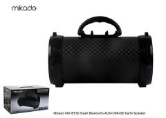Mikado MD-BT30 Siyah Bluetooth AUX+USB+SD Kartlı Speaker