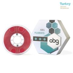ABG ABS Kırmızı 3D Yazıcı Filamenti (1.75mm, 1kg)