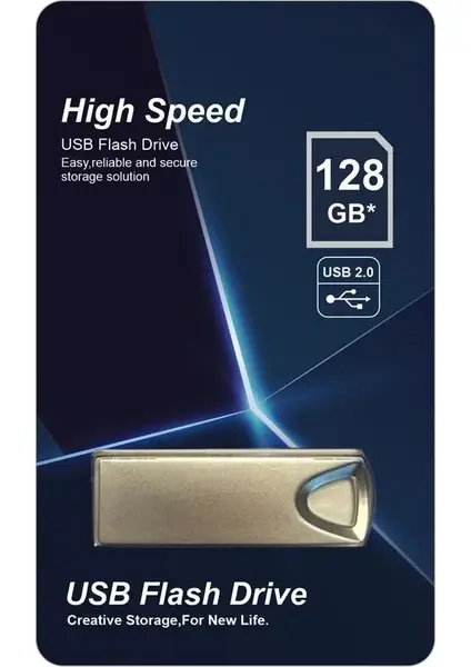 Elba 128GB Metal 2.0 USB Flash Bellek