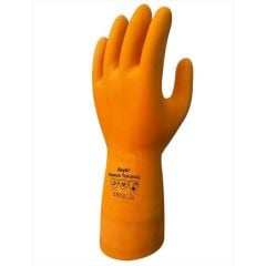 Beybi Korun Turuncu No:9 Nitril İş Eldiveni (10'lu Paket)